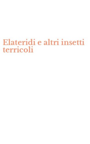 Elateridi e altri insetti terricoli