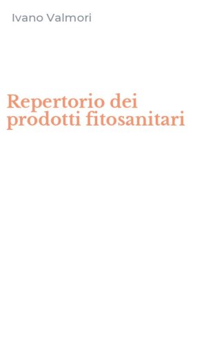 Repertorio dei prodotti fitosanitari