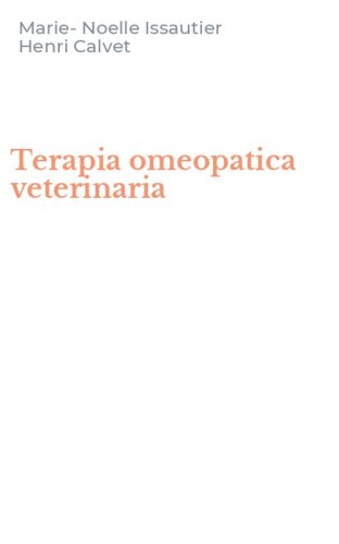 Terapia omeopatica veterinaria