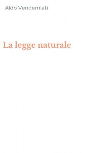 La legge naturale