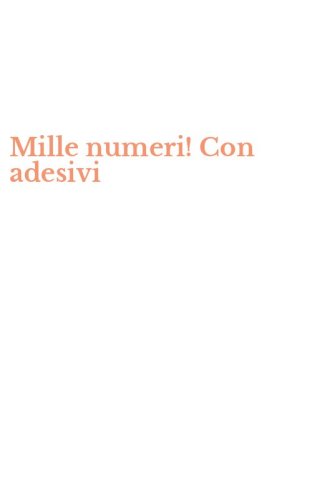 Mille numeri! Con adesivi