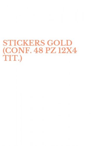 STICKERS GOLD (CONF. 48 PZ 12X4 TIT.)