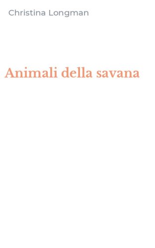 Animali della savana