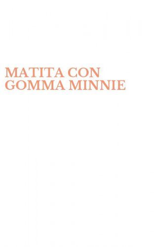 MATITA CON GOMMA MINNIE