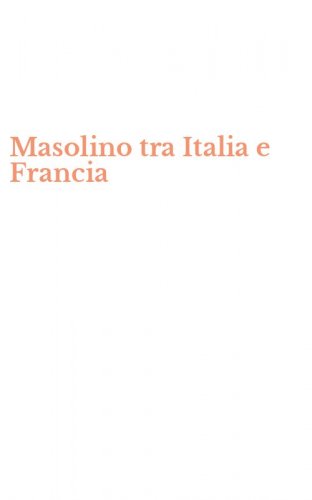 Masolino tra Italia e Francia