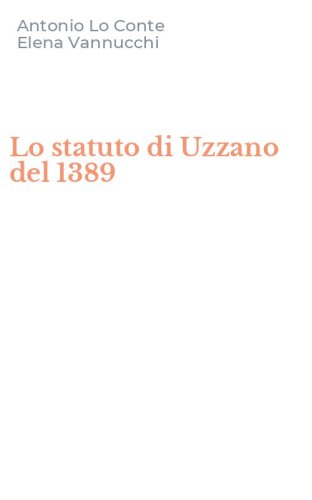 Lo statuto di Uzzano del 1389