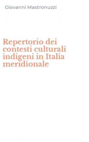 Repertorio dei contesti culturali indigeni in Italia meridionale