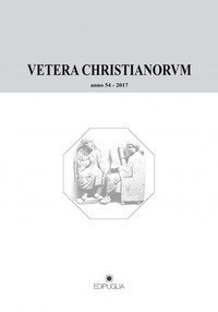 Vetera christianorum. Rivista del Dipartimento di studi classici e cristiani dell'Universit&agrave; degli studi di Bari