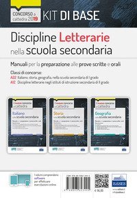 Discipline letterarie nella scuola secondaria. Manuali per la preparazione alle prove scritte e orali. Classi di concorso A22, A12. Kit di base
