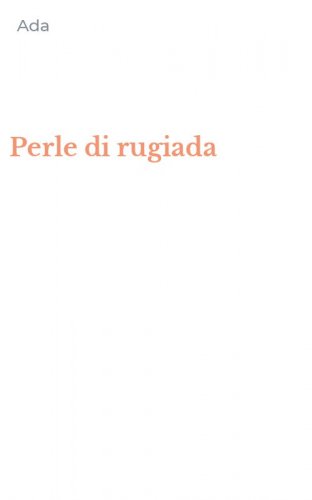 Perle di rugiada