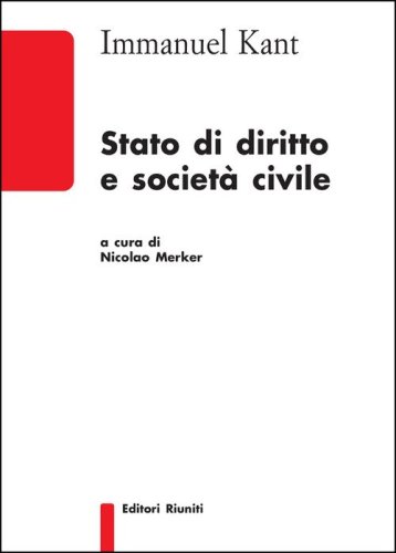 Stato di diritto e societ&agrave; civile