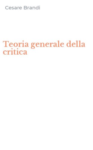 Teoria generale della critica