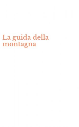 La guida della montagna