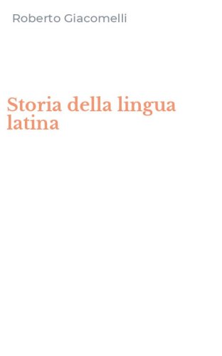 Storia della lingua latina