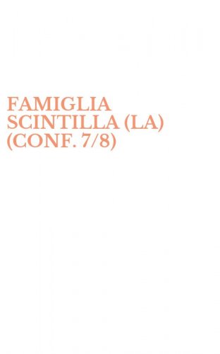 FAMIGLIA SCINTILLA (LA) (CONF. 7/8)