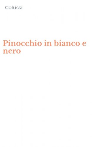 Pinocchio in bianco e nero