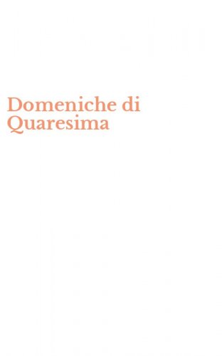 Domeniche di Quaresima