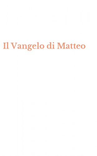 Il Vangelo di Matteo