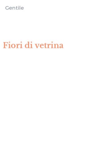Fiori di vetrina