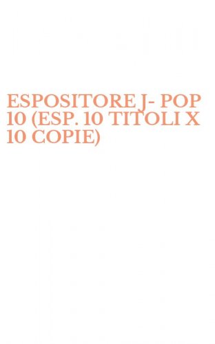 ESPOSITORE J-POP 10 (ESP. 10 TITOLI X 10 COPIE)