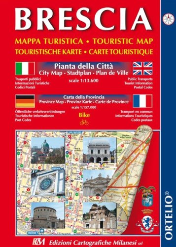 Brescia. Mappa turistica, carta citt&agrave; e provincia