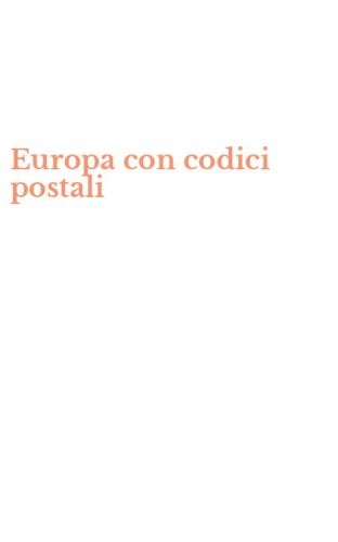 Europa con codici postali