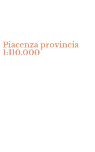 Piacenza provincia 1:110.000