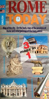 Pianta &laquo;Rome today&raquo;. Ediz. inglese