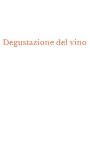 Degustazione del vino