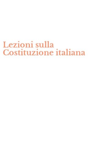 Lezioni sulla Costituzione italiana