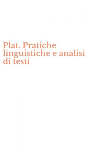 Plat. Pratiche linguistiche e analisi di testi