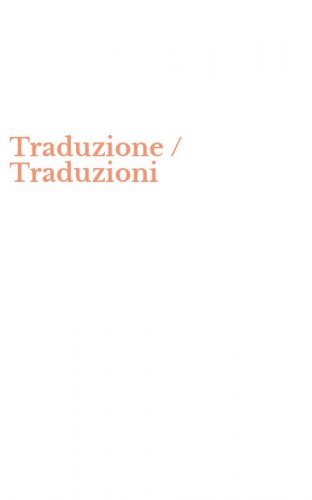 Traduzione / Traduzioni