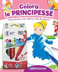 Colora le principesse. Tante principesse, fate, ballerine tutte da colorare!