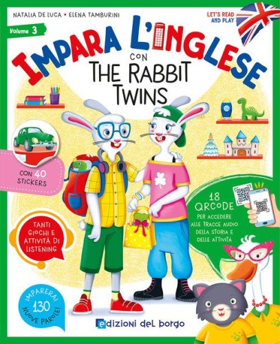 Impara l'inglese con the Rabbit Twins. Let's read and play