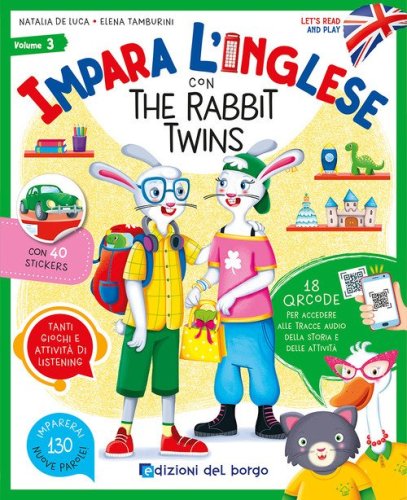 Impara l'inglese con the Rabbit Twins. Let's read and play