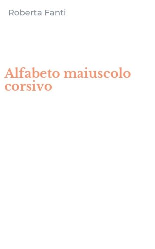 Alfabeto maiuscolo corsivo