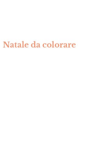 Natale da colorare