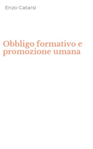 Obbligo formativo e promozione umana