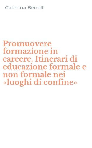 Promuovere formazione in carcere. Itinerari di educazione formale e non formale nei &laquo;luoghi di confine&raquo;