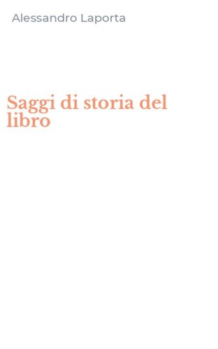 Saggi di storia del libro