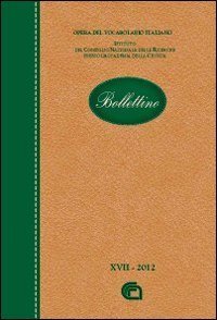 Bollettino dell'opera del vocabolario italiano