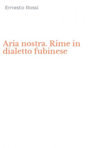 Aria nostra. Rime in dialetto fubinese