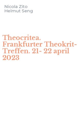 Theocritea. Frankfurter Theokrit-Treffen. 21-22 april 2023