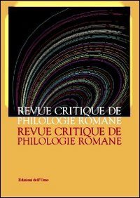 Revue critique de philologie romane
