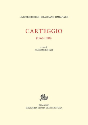 Carteggio 1968-1988