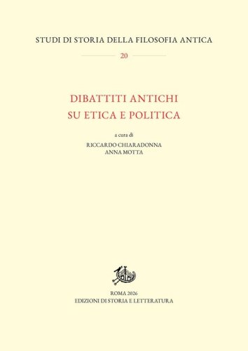 Dibattiti antichi su etica e politica