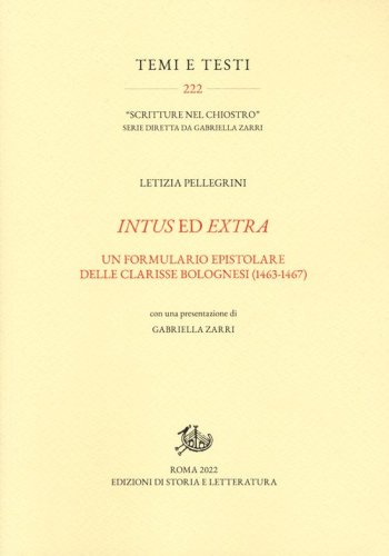 Intus ed extra. Un formulario epistolare delle clarisse bolognesi (1463-1467)