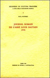 Journal romain de l'abb&eacute; Louis Bautain (1838)