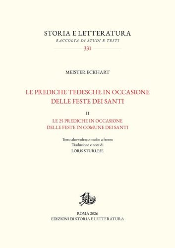 Le prediche tedesche in occasione delle feste dei santi
