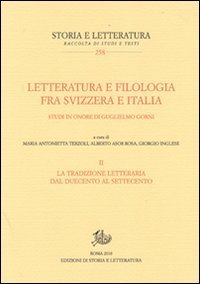 Letteratura e filologia tra Svizzera e Italia